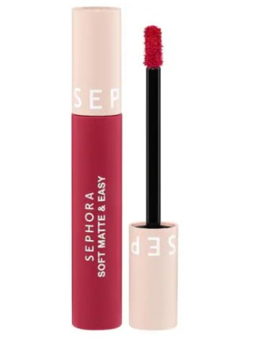 Soft Matte Liquid Lipstick - Fuchsia Pink, Long-Lasting, Easy Application, 0.15